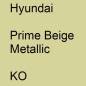 Preview: Hyundai, Prime Beige Metallic, KO.